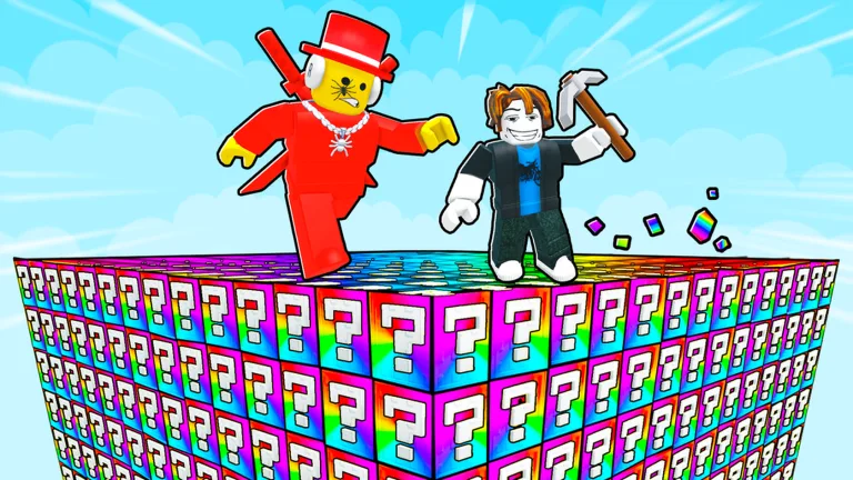 Break a Lucky Block on Roblox